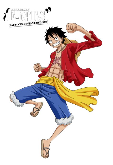 Monkey D One Piece Luffy Render Png Monkey D Luffy Png Free The Best