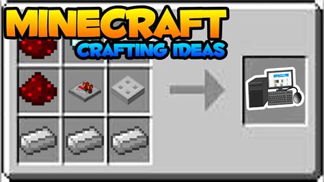 Minecraft Crafting Ideas 6 Youtube