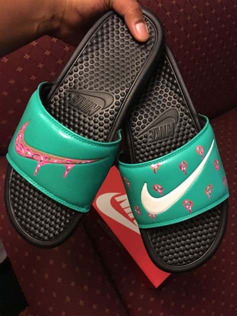 ️ Christafreehands Custom Nike Slides Order Yours At