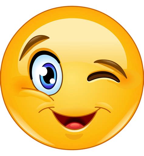 Winking Emoticon Emoji Clipart Info Images And Photos Finder