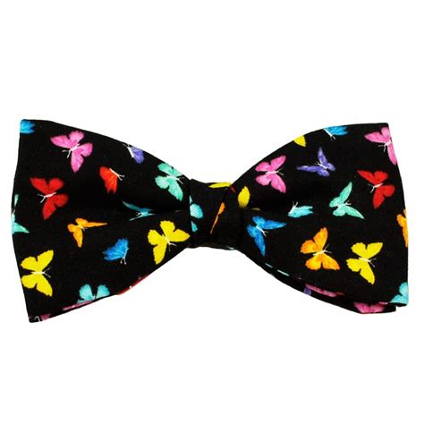 Van Buck Colourful Butterfly Cotton Mens Bow Tie From Ties Planet Uk