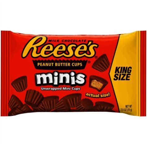 Reeses King Size Peanut Butter Cups Minis 25 Oz Ralphs