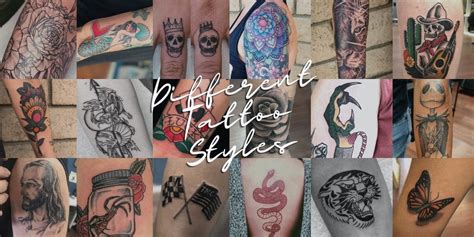 Different Tattoo Styles Mrinkwells