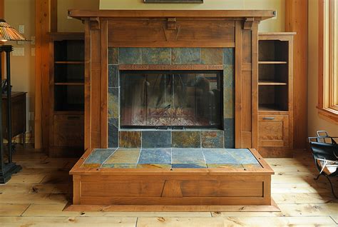 Arts And Craft Fireplace Mantel
