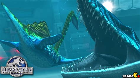 All Max Level Deep Sea Monster Shark Battle Jurassic World The Game Youtube