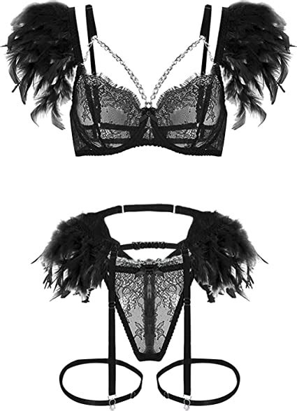 Lingerie For Women Sexy Exotic Lace Bra And Panty Set With