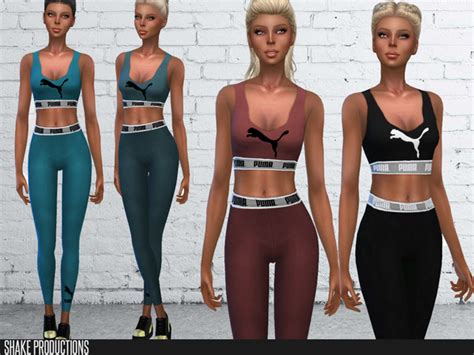 90 Sportswear Set By Shakeproductions At Tsr Sims 4 Updates