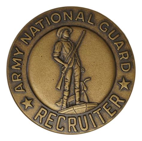 Army National Guard Recruiter Badge Army Military