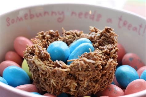 Chocolate Birds Nests ~ An Easy No Bake Treat Saving Room For Dessert