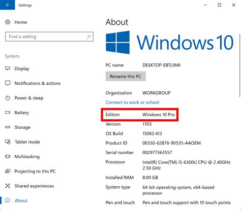 How to find out what edition, version and OS build of Windows 10 I have ...