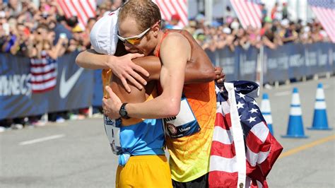 Olympic Marathon Runner S Unusual Day Job Helps Him Prepare For Races