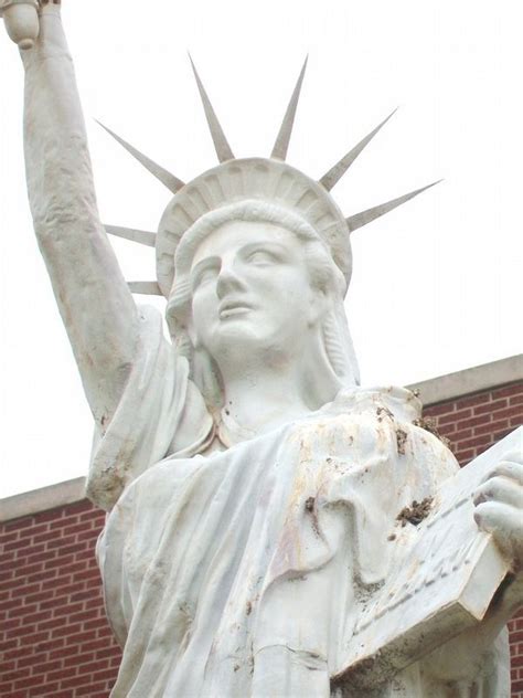 Replica Of The Statue Of Liberty Historical Marker