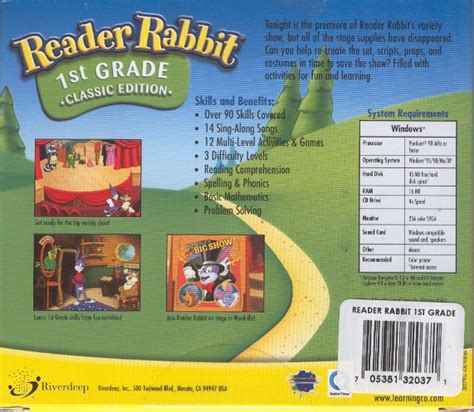 Reader Rabbit 1st Grade Information And Pricing From Smart Kids