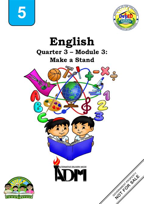 English 5 Quarter 3 Module 3 Make A Stand Learning Materials In