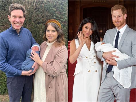 Hier zeigen sie uns baby sussex! How Princess Eugenie's royal baby photo compares to Meghan ...