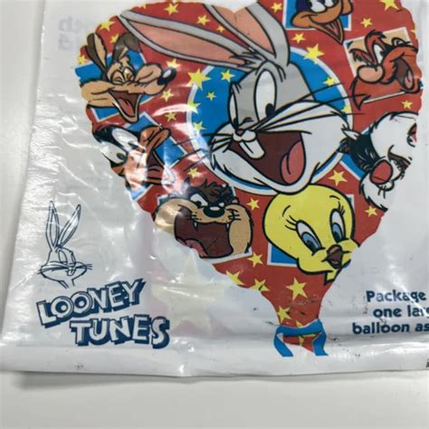 New In Package Vintage Anagram Looney Tunes Party 18 Inch Mylar Foil