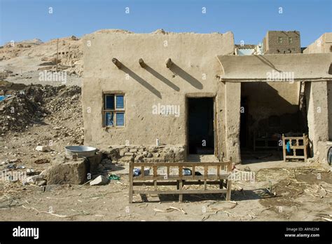 House In The Old Village Of Qurna West Bank Luxor Nile Valley Egypt