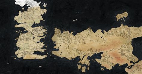 Detailed Map Of Westeros And Essos