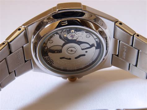 Seiko 5 Automatic Mechanical Watch Snze30 Clear Case Back Flickr