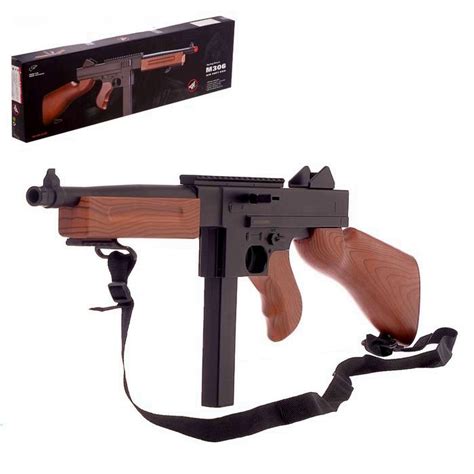 Пистолет пулемёт Thompson M1 на пульках — Детский оружейный магазин