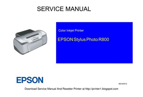 Epson Stylus Photo R280 User Manual Loansvlero