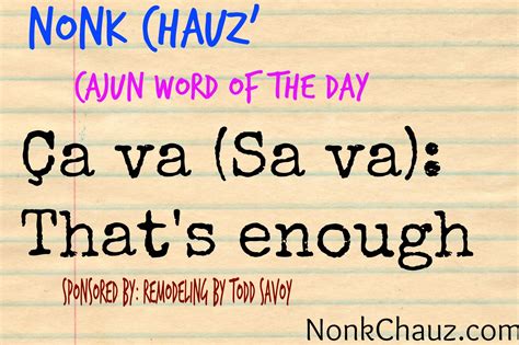 Pin By On Cajun Word Of The Day Words French Words