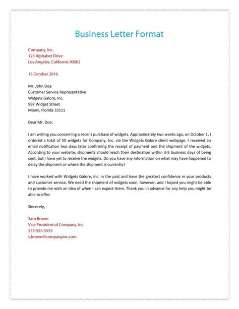 A business recommendation letter is a type of recommendation letter that specifically aims to attract more customers or clients for a specific company. Best Business Letter Format