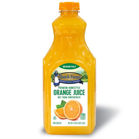 Premium Medium Pulp Homestyle Orange Juice Dutch Farms