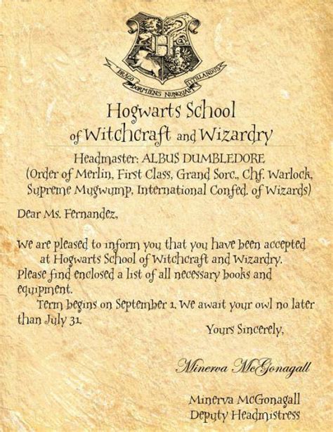 fare una lettera da hogwarts istruzioni  luso