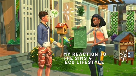 Do it basically for free by dumpster diving! My reaction to The Sims™ 4 Eco Lifestyle - YouTube