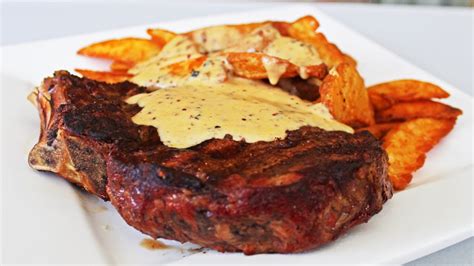 Smoky Rib Eye Steak With Creamy Mustard Sauce Recipe Keeprecipes