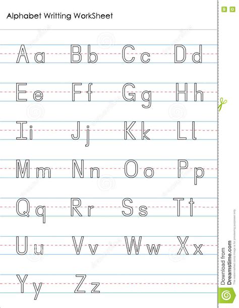 alphabet writing worksheets db excelcom