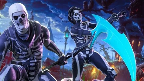 (skull trooper & skull ranger combos). Fortnite, Halloween, Skull Trooper, Skull Ranger, 4K, #3.1195 Wallpaper