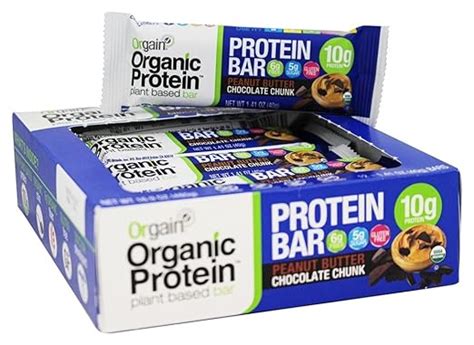 Orgain Organic Protein Plant Based Bar Peanut Butter