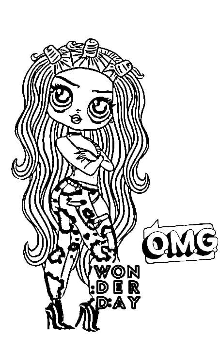 Surprise hairvibes doll darling coloring page. Free Coloring Pages For Girls Lol Omg : Coloring Marvelous ...