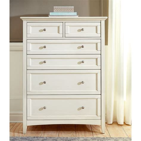 Aamerica Northlake Cottage Style 6 Drawer Chest With Metal Hardware