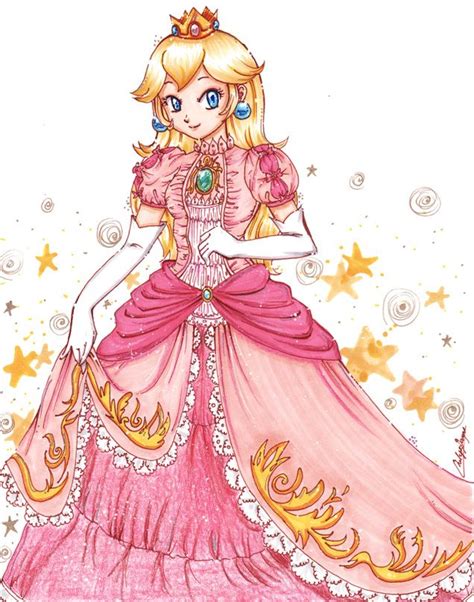 princess peach by yunasakura on deviantart super peach peach mario super mario art