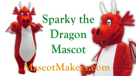 Sparky The Dragon Mascot Costume Mascot Makers Custom Mascots And