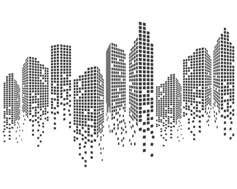 Modern City Skyline Vector Illustration Stock Vector Image By ©elaelo