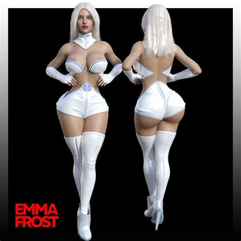 Emma Frost Cosplay Daz Content By Matteoio