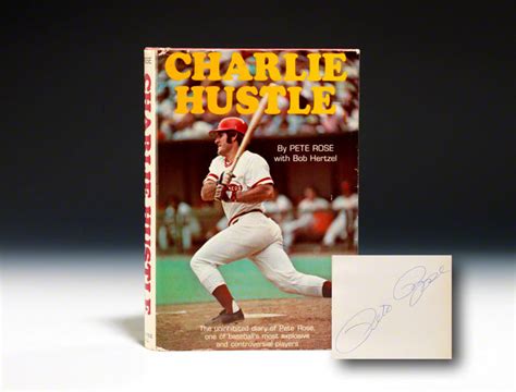 Charlie Hustle First Edition Signed Pete Rose Bauman Rare Books