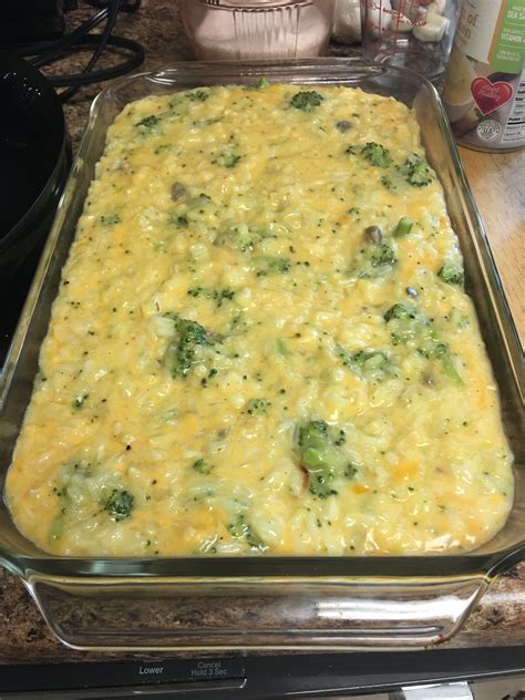 No Cheese Whiz Broccoli Rice Casserole Recipe Recipe