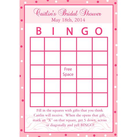 24 Personalized Bridal Shower Bingo Game Cards Modern Bride