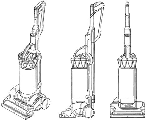 Vacuum Drawing Cleaner Patents Sketch Coloring Page