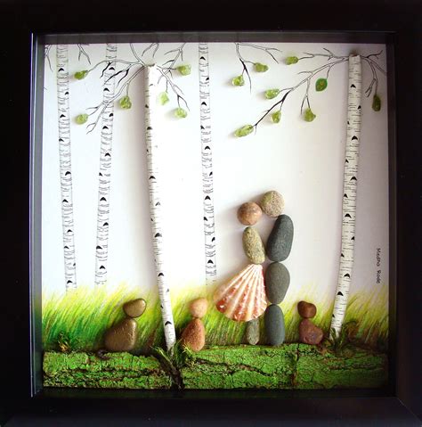 Based on professional experience, available. Custom Pebble Art- Unique Anniversary Gift- Gift for Couple and 3 Dogs- Animal Lovers Gift ...