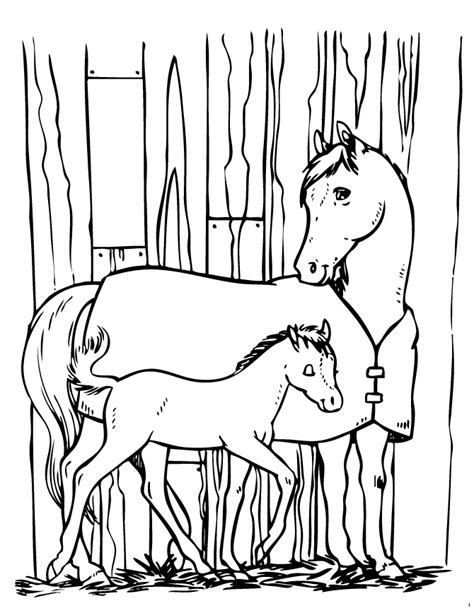 Standing, running, working.horsing around (you knew it was coming!), captured on film then translated into a simple drawing. Horse And Pony Coloring Pages - Coloring Home