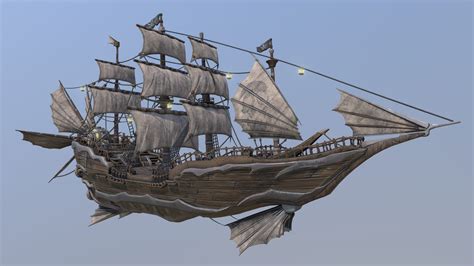 Steampunk Pirates The Stormriders 3d Model By Guillaume Bolis
