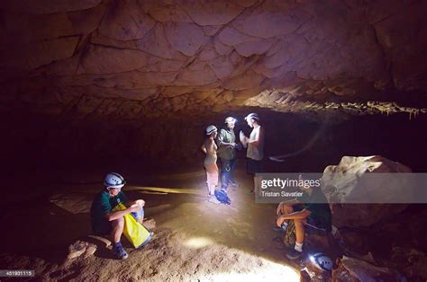 Content Spelunkers With Their Guides In The Clearwater Cave System
