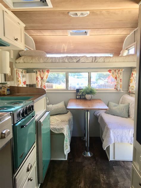 Diy Rv Remodel Ideas On A Budget Vintage Camper Interior Camper My
