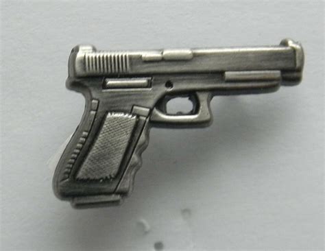 Glock Pistol Handgun Lapel Pin 11 Inches